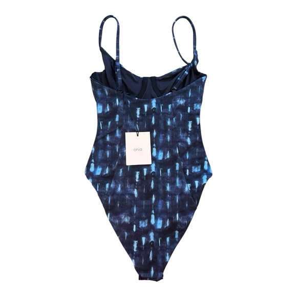 Onia - Isabella Tie Dye One Piece - Indigo NWT - Picture 6 of 7